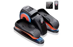 Under Desk Elliptical Machine&comma;Elliptical Training Machines，Black&sol;Orange