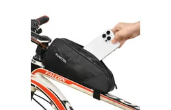 RUN COOL Ride waterproof large capacity bike upper tube triangle bag Mountain bike beam bag front beam bag