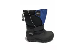 Tundra Kid&apos;s Quebec Boots In Black&sol;royal