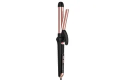 Rose gold titanium 21&period;8cm curling iron&comma; the barrel can create classic curls - suitable for short&comma; medium and long hair