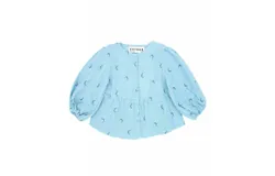 Esther Girl&apos;s Nadya Top In Blue Moons