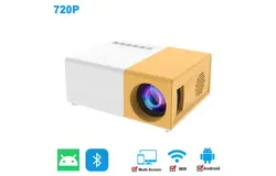Cross-border J9pro Portable Smart 1080P Projector Home Office HD YG304 Mini projector&lpar;One screen version）