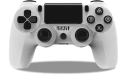 White Gamepad&comma; Wireless Game Controller&comma; Wired Connection&comma; Bluetooth Connection&comma; Wireless Connection&comma; Gamepad