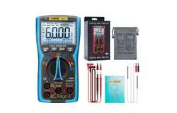 ANENG SZ17 Smart Digital Multimeter 6000 Counts True RMS Auto-ranging LCD Backlight Electrical Tester Voltmeter Ammeter Temperature Measuring Multifunction AC DC Voltage Current Capacitance