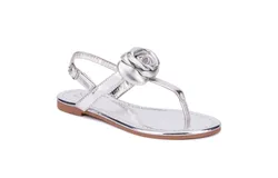 New York & Company Women&apos;s Rosette Flat Sandal