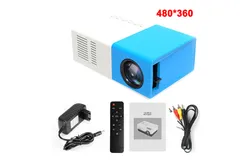Cross-border J9pro Portable Smart 1080P Projector Home Office HD YG305 Mini projector&lpar;One screen version）