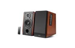 Edifier R1700BT Bluetooth Bookshelf Speakers -black and walnut