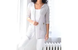 French Kyss Vicki Button Pocket Cardigan In Slate