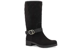 Ulan Waterproof Quilted Boots In Black