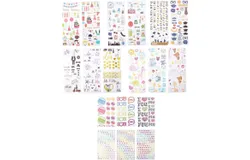 Zink Colorful Decorative Sticker Set for Instant Photo Projects&comma; Compatible with Kodak&comma; HP and More