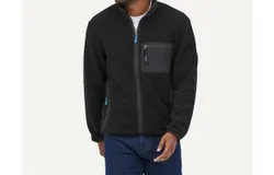 Patagonia Synchilla Full Zip Jacket In Black