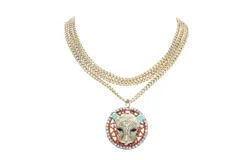 Tova Antique Plated Jagg Chain In Gold
