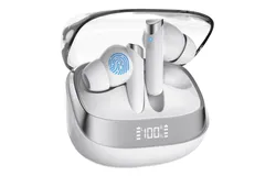 AI TWS Language Translation Earphone, 3-in-1 Translator Earbuds, 144-language Real-time Two-Way Earbuds, HD Sound, Long Battery Life, fit iOS and Android, Ideal for Travel and Business, White