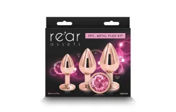 Rear Assets 3pc Plug Kit Rose Gold&sol;Pink