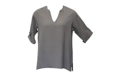 Ezze Wear Women&apos;s Dotty Gauze Cotton Teah Top In Taupe