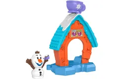 Fisher-Price Little People - Disney Frozen Olaf&apos;s Cocoa Cafe playset with Snowman Figure