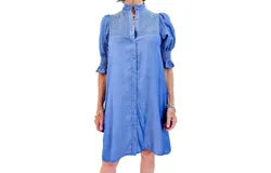 Taylor Tillman Aubrey Dress In Chambray