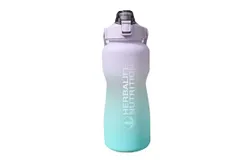 Herbalife Nutrition Shake Water Bottle 2L Oversized Gradient With Straw Inside Tritan Plastic Material Outdoor Travel Bottle