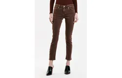 Dear John Denim Blair Rootbeer Straight Ankle Jean In Brown