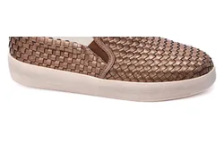 Corkys Footwear Women&apos;s I’M Weaving Slip On Sneakers In Bronze