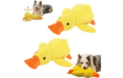 Moiasun Dog Toy&comma;Teddytough™ Premium Plush Toy&comma;Ridiculous Duck for Dog&comma;Dogs&apos; Emotional Support Duck&comma;Moiasun Indestructible Bear for Dog&comma;Moiasun Indestructible Teddy Tough&comma;The Mellow Dog &lpar;Yellow&ast;2&rpar;