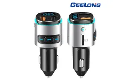 Car Bluetooth MP3 player Car FM transmitter QC3&period;0 Fast charge Car charger