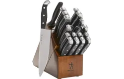 Henckels Statement 20-Piece Premium Quality Razor-Sharp&comma; Lightweight and Strong Knife Block Set&comma; Dark Brown