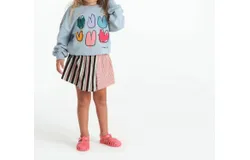 Esther Girl&apos;s Emma Skirt In Stripe
