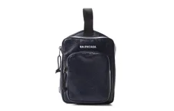 Balenciaga Arena Blue Lambskin Leather Backpack Bag