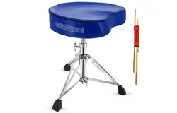 5 Core Drum Throne 4" Padded Guitar Stool Drummer Chair Adjustable Musician Seat