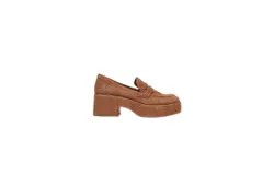 Dolce Vita Yanni Suede Chestnut Loafers In Brown