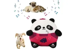 Active Moving Pet Plush Toy&comma; 2024 New Interactive Dog Toys Talking Moving Dog Ball Toy Washable Cartoon Pig Plush Sound Electronic Herding Ball for Dogs Shake Bounce Boredom Toys &lpar;Santa Claus&rpar;