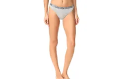 Calvin Klein Ultimate Cotton Thong Panty In Grey