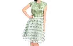Eva Franco Relis Skirt In Mint