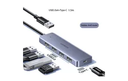 Ugreen USB3&period;0x4&plus;Type-C Rubber shell model 1&period;5m
