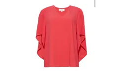 Anna Cate Nina Blouse In Tea Berry