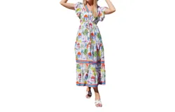 Islapayal Amalfi Maxi Dress In Peacock