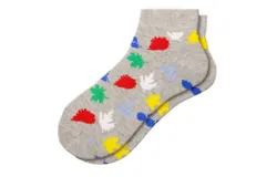 Leaf Pattern Women Ankle Cotton Socks