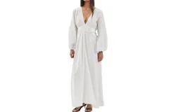 Kinga Csilla Asri Dreamer Maxi Dress In White