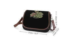 Venus Fly Trap Tshirt Carnivorous Plant Vintage Crossbody Bag for Women Medium Leather Hobo Bags Shoulder Bag Classic City Leather Satchels