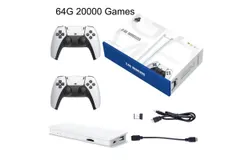 M15 Arcade Game Console TV HDMI High Definition 4K Game Console PS1 Doubling Joystick PS1 64GB Wireless Controller Home Entertainment