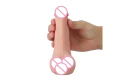 STP Packer Wholesale 4&period;9inch Ultra Soft Realistic Short Small Dildo Dress Male Genitalia Transgender Ftm Prosthetics Penis