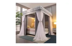 Betthimmel Doppelbett Moskitonetz European double pole luxury bed canopy bedroom blackout mosquito net bed curtain