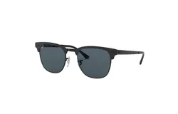 Original Ray Ban 0RB3716 186-R551 Clubmaster Metal Unisex Sunglasses