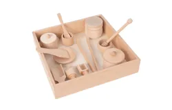rompecabezas sensorial Montessori&comma; juego de té de cocina simulado&comma; experiencia familiar&comma; educación de la primera infancia