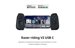 Razer Razor Ride V2 USB C Android Phone Adaptor iPhone15 Gamepad Handheld Gamepad RPG Fighting Athletic USB type-c Connection-Jockey v2  USB C