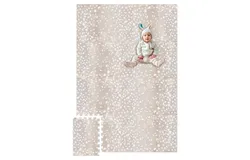 Premium Soft Foam Play Mat for Baby&comma; 5&period;6 x 4 ft&comma; Easy to Clean - The Perfect Modern Foam Playmat Fits Nicely with Your Kids Playroom Or Home Decor 0&period;5" Thickness &lpar;Terrazzo&rpar;