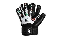 football goalkeeper gloves for teenagers and adults&comma; breathable with supergrip latex Ref 3200