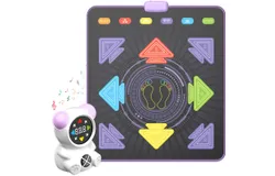 Dance Mat for Kids&comma; Rechargeable Dance Mats for Girls and Boys&comma; Light-up Dancing pad Game with Wireless Bluetooth&comma; Christmas Birthday Gifts Ideas for 3 4 5 6 7 8 9 10 11 12 Year Old Kids