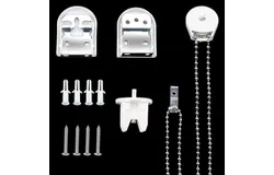 25mm Roller Blind Repair Kit Plastic Roller Blind Clamp Holder Roller Blind Coupling Bead Chain Accessory for 25mm Roller Blinds&comma; White